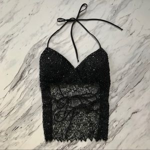 Cute Dressy Black Top